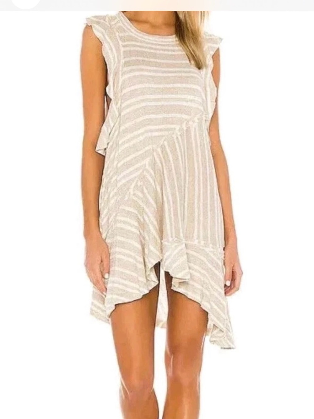 Free People Between the Lines Sleeveless Boho Tunic Sz Small
